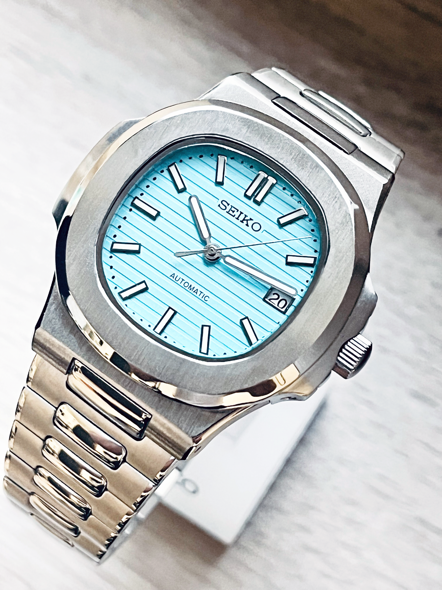 Seiko Nautilus Mod Stainless Steel | Premium Watch