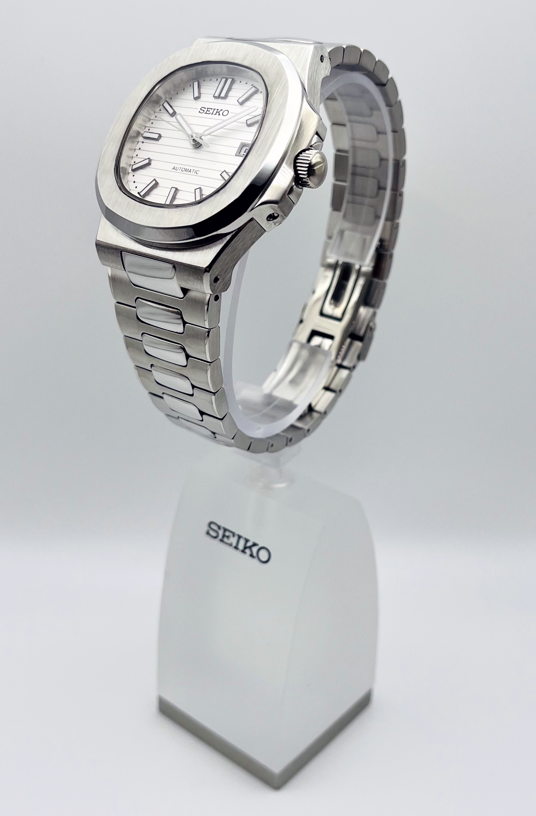 Seiko Nautilus Mod Stainless Steel | Best Products Watch