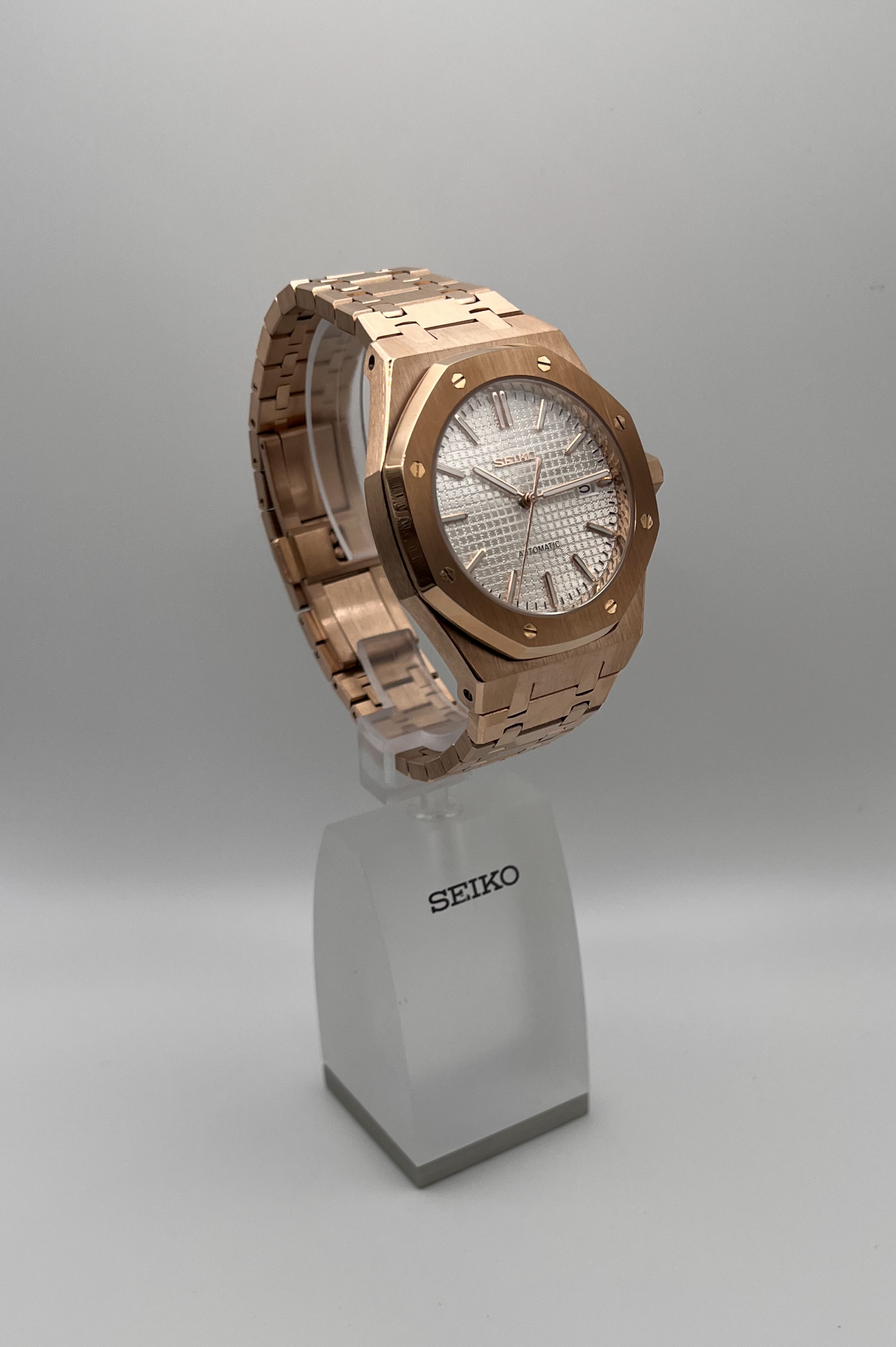 Seiko Royal Oak Mod | Gold Watch