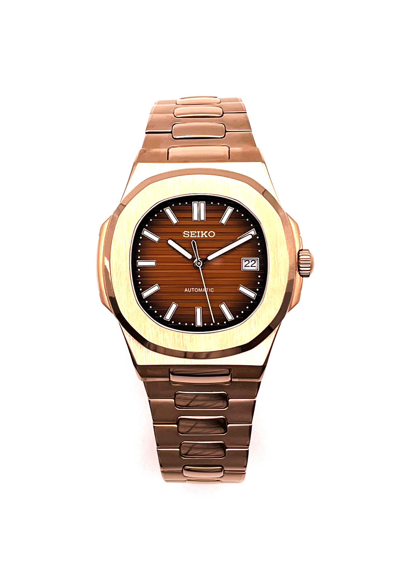 Seiko Rose Gold | Rose Gold Hand Assembled Many Color Variants